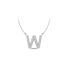 Load image into Gallery viewer, Large Lab Diamond Initial Pendants
