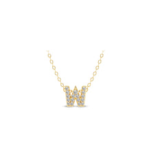 Load image into Gallery viewer, Small Lab Diamond Initial Pendants

