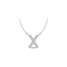 Load image into Gallery viewer, Large Lab Diamond Initial Pendants
