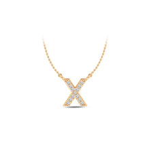 Load image into Gallery viewer, Large Lab Diamond Initial Pendants
