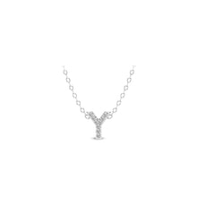Load image into Gallery viewer, Small Lab Diamond Initial Pendants
