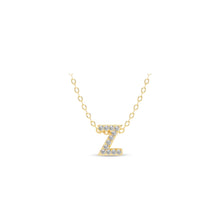 Load image into Gallery viewer, Small Lab Diamond Initial Pendants

