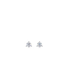 Load image into Gallery viewer, Lab Grown Diamond Three Prong Studs .25-6.00 Total Carat Weight
