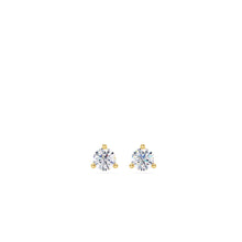 Load image into Gallery viewer, Lab Grown Diamond Three Prong Studs .25-6.00 Total Carat Weight
