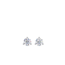 Load image into Gallery viewer, Lab Grown Diamond Three Prong Studs .25-6.00 Total Carat Weight
