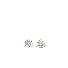 Load image into Gallery viewer, Lab Grown Diamond Three Prong Studs .25-6.00 Total Carat Weight
