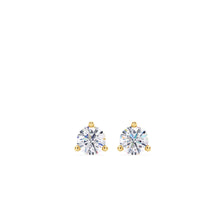 Load image into Gallery viewer, Lab Grown Diamond Three Prong Studs .25-6.00 Total Carat Weight

