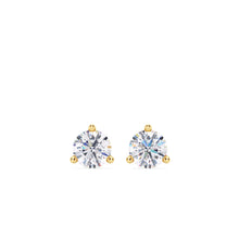 Load image into Gallery viewer, Lab Grown Diamond Three Prong Studs .25-6.00 Total Carat Weight
