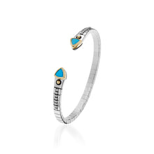 Load image into Gallery viewer, Arrivo Petite Trillion Flexible Cuff Bracelet
