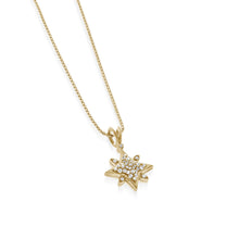 Load image into Gallery viewer, Solara Pave Diamond Pendant Necklace
