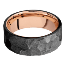 Load image into Gallery viewer, Zirconium + Rock Finish + 14K Rose Gold
