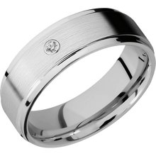 Load image into Gallery viewer, 14K White Gold + Satin , Polish Finish
