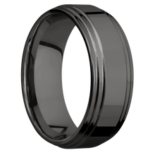Load image into Gallery viewer, Zirconium + Polish , Polish Finish + Tantalum Noir
