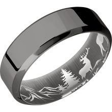 Load image into Gallery viewer, Tantalum Noir + Polish , Polish Finish + Titanium
