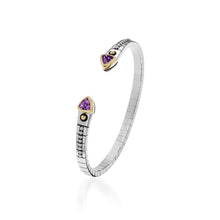 Load image into Gallery viewer, Arrivo Petite Trillion Flexible Cuff Bracelet
