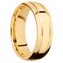 Load image into Gallery viewer, 14K Yellow Gold + Polish , Bead Finish
