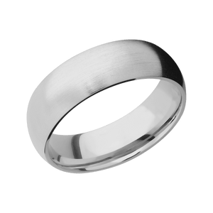 14K White Gold + Satin Finish