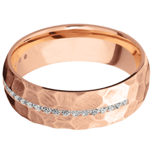 Load image into Gallery viewer, 14K Rose Gold + Rock Finish
