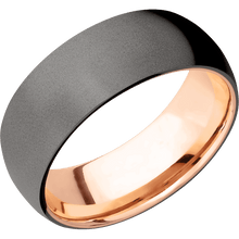 Load image into Gallery viewer, Tantalum Noir + Bead Finish + 14K Rose Gold
