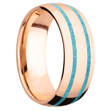 Load image into Gallery viewer, 14K Rose Gold + Polish Finish
