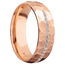 Load image into Gallery viewer, 14K Rose Gold + Rock Finish
