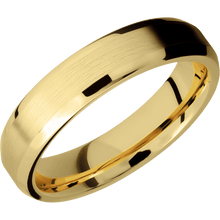 Load image into Gallery viewer, 14K Yellow Gold + Satin , Polish Finish
