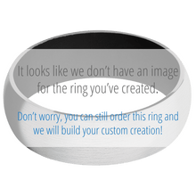 Load image into Gallery viewer, 14K White Gold + Satin Finish + Black
