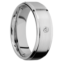 Load image into Gallery viewer, 14K White Gold + Satin , Polish Finish
