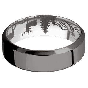 Tantalum Noir + Polish , Polish Finish + Titanium