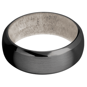 Zirconium + Satin , Polish Finish + Antler