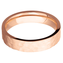 Load image into Gallery viewer, 14K Rose Gold + Hammer Finish
