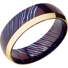 Load image into Gallery viewer, Titanium Damascus + Polish Finish
