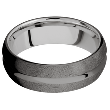 Load image into Gallery viewer, Tantalum Noir + Polish , Distressed Finish + Palladium Silver
