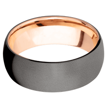 Load image into Gallery viewer, Tantalum Noir + Bead Finish + 14K Rose Gold
