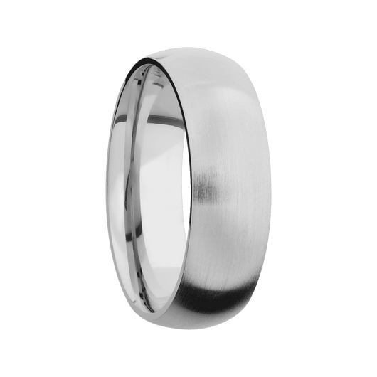 14K White Gold + Satin Finish