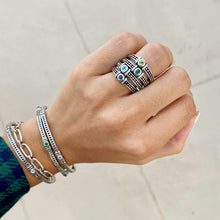 Load image into Gallery viewer, Antigua Birthstone Stacking Bangle Bracelet
