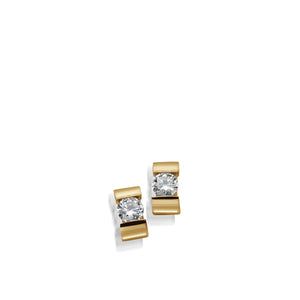 Women's 14-karat Yellow Gold Orion Diamond Stud Earrings