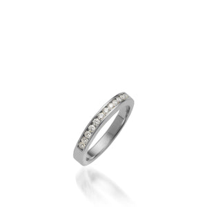 18 karat White Gold Delicia Solitaire Diamond Engagement Ring