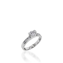 Load image into Gallery viewer, Delicia Luminaire Half Carat Lab Diamond Ring
