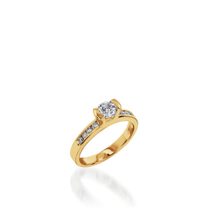 Delicia Luminaire Half Carat Lab Diamond Ring