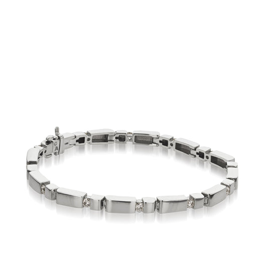 Women's 14-karat White Gold Orion 0.8 Carat Diamond Tennis Bracelet