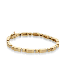 Load image into Gallery viewer, Women&#39;s 14-karat Yellow Gold Orion 0.8 Carat Diamond Tennis Bracelet
