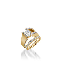 Load image into Gallery viewer, Elevate Yellow Gold Diamond Ring
