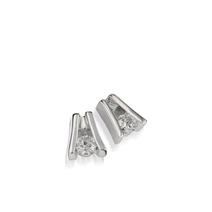 Venture White Gold Diamond Solitaire Earring
