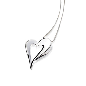 Women's Sterling silver Adore Heart Pendant