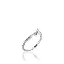 Load image into Gallery viewer, Bellissima Pave Diamond White Gold Engagement Ring

