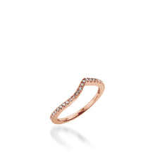 Load image into Gallery viewer, Mystere Rose Gold, Diamond Wedding Band
