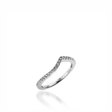 Load image into Gallery viewer, Mystere White Gold, Diamond Wedding Band
