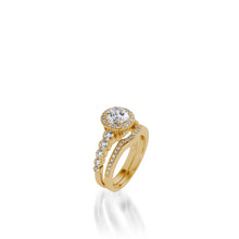 Load image into Gallery viewer, Dazzle Yellow Gold Engagement Ring
