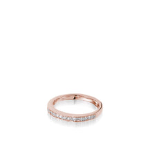 Load image into Gallery viewer, Women&#39;s 18 karat rose gold Affection Diamond Band
